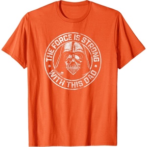 image:imageStar Wars Fathers Day Darth Vader Strong Force Dad Disney TShirtOrange
