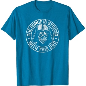 image:imageStar Wars Fathers Day Darth Vader Strong Force Dad Disney TShirtSapphire Blue