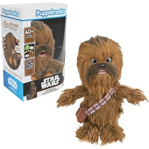 image:imageWOW Stuff Star Wars Chewbacca Palm Puppetronic Brought to life in the palm of your hand Interactive Wookiee Puppet with 40 Sounds amp Actions  Realistic Movement  Officially Licensed Star Wars Toy