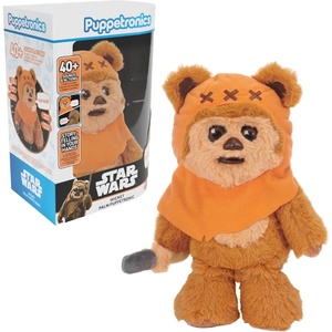 image:imageWow Stuff Star Wars Wicket Palm Puppetronic Brought to Life in the Palm of Your HandInteractive Ewok Puppet with 40 Sounds amp Actions  Realistic Movement  Officially Licensed Star Wars Toy