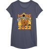 image:image2022 Star Wars Chewbacca More Roar Cartoon TShirtHeather Blue