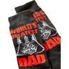 image:imageHyp Star Wars Darth Vader Worlds Greatest Dad Mens Crew Socks Size 612 Black