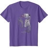 image:imageStar Wars The Mandalorian Dark Portrait TShirtPurple Heather