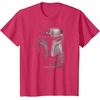 image:imageStar Wars The Mandalorian Dark Portrait TShirtRed Heather