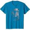 image:imageStar Wars The Mandalorian Dark Portrait TShirtSapphire Blue