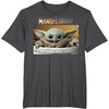 image:imageStar Wars The Mandalorian The Child Pod Screenshot Logo TShirtDark Heather Grey