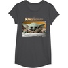 image:imageStar Wars The Mandalorian The Child Pod Screenshot Logo TShirtDark Heather Grey