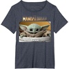 image:imageStar Wars The Mandalorian The Child Pod Screenshot Logo TShirtHeather Blue