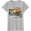 image:imageStar Wars The Mandalorian The Child Pod Screenshot Logo TShirtHeather Grey