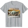 image:imageStar Wars The Mandalorian The Child Pod Screenshot Logo TShirtHeather Grey