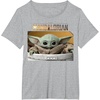 image:imageStar Wars The Mandalorian The Child Pod Screenshot Logo TShirtHeather Grey