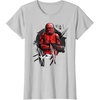 image:imageStar Wars The Rise of Skywalker Red Trooper Universe TShirtSilver Grey
