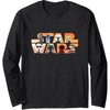 image:imageStar Wars Logo The Mandalorian Kawaii Characters Long Sleeve TShirtBlack