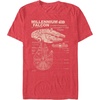 image:imageStar Wars Mens Corellian FreighterRed Heather