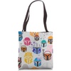 image:imageStar Wars The Mandalorian Bounty Hunter Helmets Color Splash Tote Bag