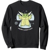 image:imageStar Wars The Mandalorian Grogu Galaxys Greetings Holiday SweatshirtBlack