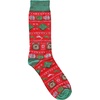 image:imageStar Wars Wicket EwokYoda Ugly Sweater Pattern Mens Crew Christmas Socks 612