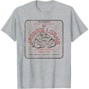 image:imageStar Wars Jabba The Hutt Loans Comic TShirtHeather Grey