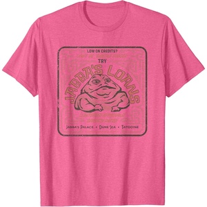 image:imageStar Wars Jabba The Hutt Loans Comic TShirtPink Heather