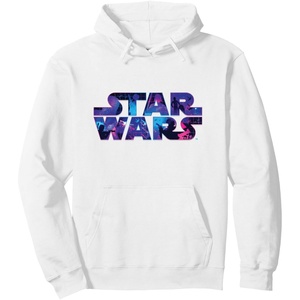 image:imageStar Wars Logo Retro 90s Galaxy Pullover HoodieWhite