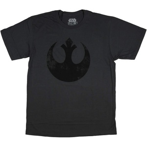 image:imageStar Wars Mens Rebel Alliance Logo Emblem TShirtCharcoal