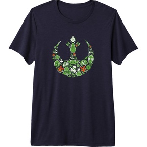 image:imageStar Wars Rebel Alliance Holiday Premium Triblend TShirtNavy Blue