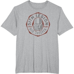 image:imageStar Wars Rise of Skywalker Sith Legion Red Trooper TShirtHeather Grey