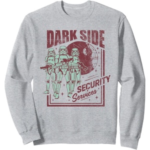 image:imageStar Wars Stormtrooper Dark Side Security Services Vintage SweatshirtHeather Grey