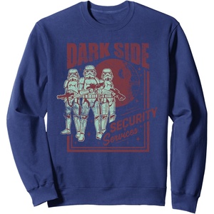 image:imageStar Wars Stormtrooper Dark Side Security Services Vintage SweatshirtNavy Blue