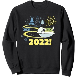 image:imageStar Wars The Mandalorian Grogu 2022 New Years Eve SweatshirtBlack