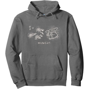 image:imageStar Wars The Mandalorian Hungry Grogu Pullover HoodieAsphalt Grey