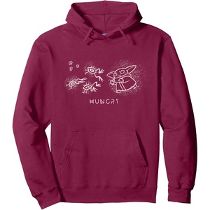 image:imageStar Wars The Mandalorian Hungry Grogu Pullover HoodieBurgundy