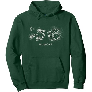 image:imageStar Wars The Mandalorian Hungry Grogu Pullover HoodieDark Green