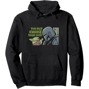 image:imageStar Wars The Mandalorian Mando Grogu Choose Your Path Pullover HoodieBlack