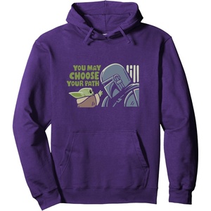 image:imageStar Wars The Mandalorian Mando Grogu Choose Your Path Pullover HoodiePurple