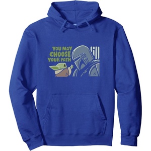 image:imageStar Wars The Mandalorian Mando Grogu Choose Your Path Pullover HoodieRoyal Blue