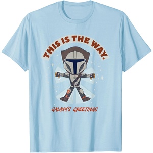 image:imageStar Wars The Mandalorian This Is The Way Galaxys Greetings TShirtBaby Blue