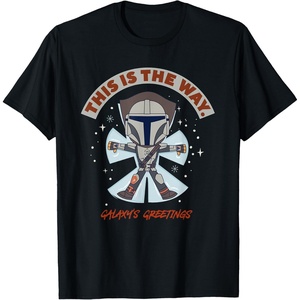 image:imageStar Wars The Mandalorian This Is The Way Galaxys Greetings TShirtBlack