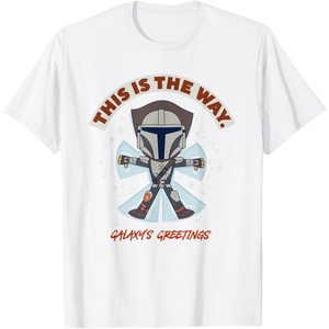 image:imageStar Wars The Mandalorian This Is The Way Galaxys Greetings TShirtWhite