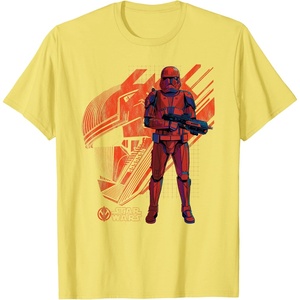 image:imageStar Wars The Rise of Skywalker Red Trooper Details TShirtLemon Yellow