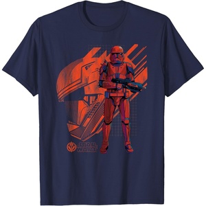 image:imageStar Wars The Rise of Skywalker Red Trooper Details TShirtNavy Blue