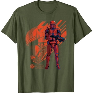 image:imageStar Wars The Rise of Skywalker Red Trooper Details TShirtOlive Green