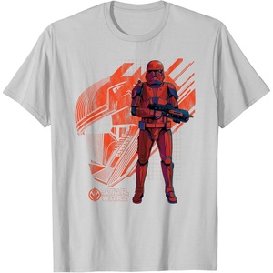 image:imageStar Wars The Rise of Skywalker Red Trooper Details TShirtSilver Grey