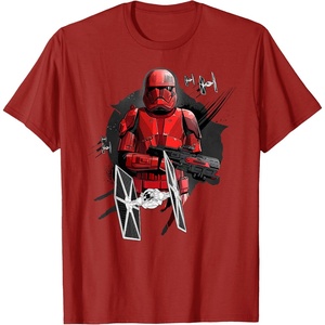 image:imageStar Wars The Rise of Skywalker Red Trooper Universe TShirtCranberry Red