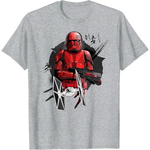 image:imageStar Wars The Rise of Skywalker Red Trooper Universe TShirtHeather Grey