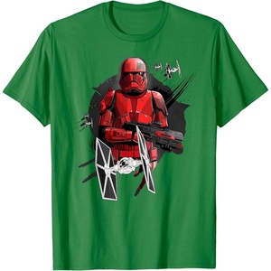 image:imageStar Wars The Rise of Skywalker Red Trooper Universe TShirtKelly Green