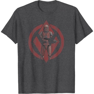 image:imageStar Wars The Rise of Skywalker Sith Trooper Logo TShirtDark Heather Grey
