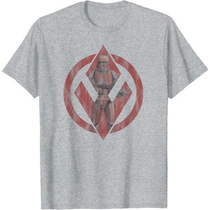 image:imageStar Wars The Rise of Skywalker Sith Trooper Logo TShirtHeather Grey