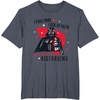 image:imageStar Wars Classic Fathers Day Darth Vader Dad Jokes Logo TShirtHeather Blue