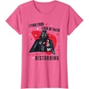 image:imageStar Wars Classic Fathers Day Darth Vader Dad Jokes Logo TShirtPink Heather